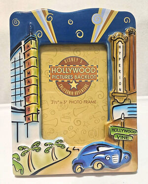 Disney Hollywood Pictures Backlot California Adventure 3.5x5 Photo Frame